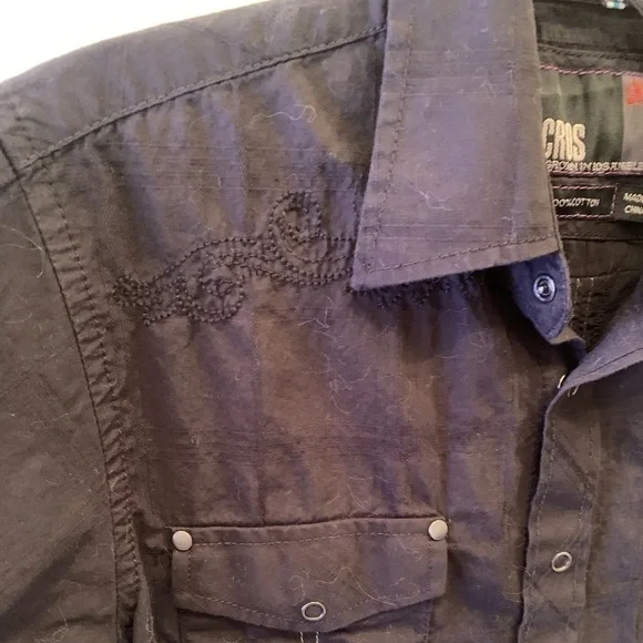 𝅺BOYS Western Shirt Sz 10/12 excellent condition - Picture 3 of 6